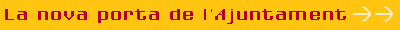 La nova porta de l'Ajuntament